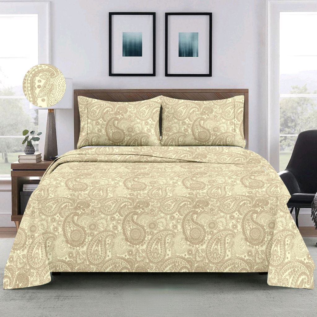 Super King Size Bedsheet 10 X 10 Feet Bed Sheet With 2 Pillow Covers 400 Tc Heavy Premium Quality Smooth Bedsheet 