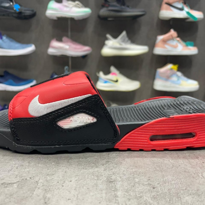 Nike Airmax 90 Slides Red