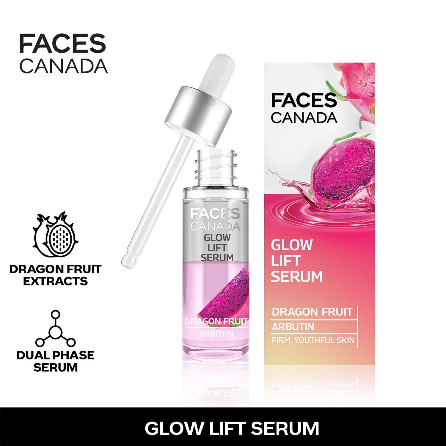 Faces Canada Glow Lift Serum Dragon Fruit: 27 ml