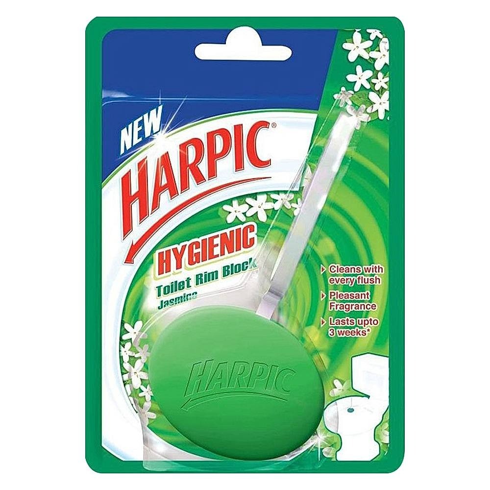 Harpic Hygienic Toilet Rim Block - Jasmine: 26 g