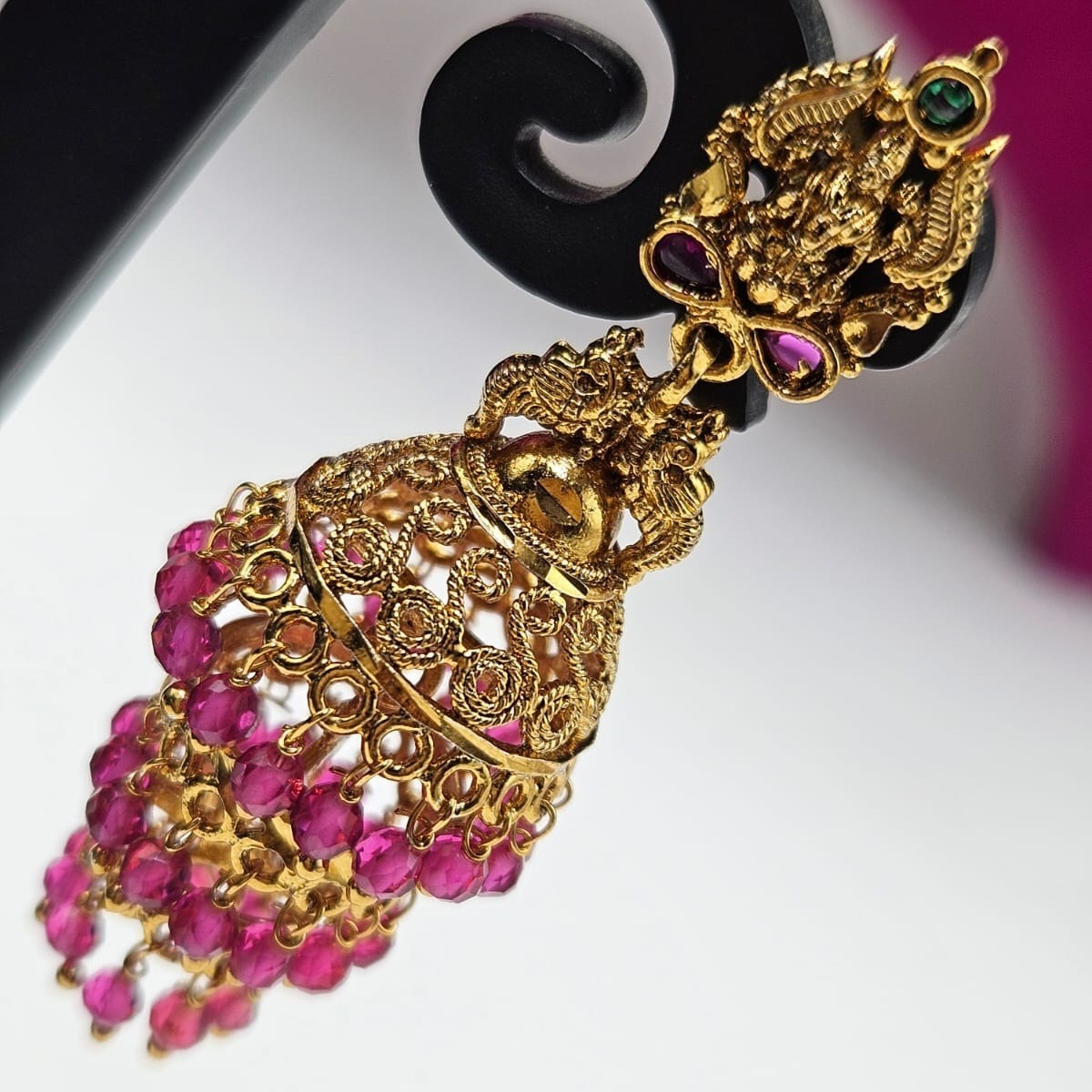 triple butta earrings