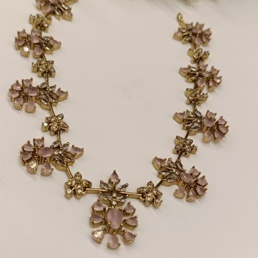 baby pink neck set