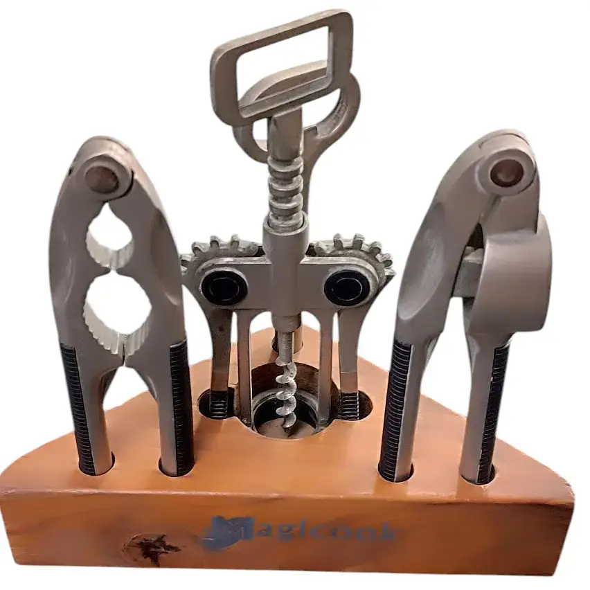 Bar Set Chill Bil+ Tong+ Peg measures+Wine Bottle Combo Set