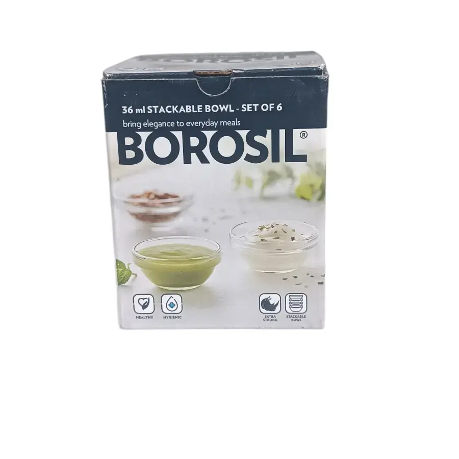 Borosil Stackable Bowl Set Of 6