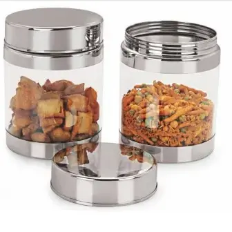 Sizzle Containers 1200 ml Set of 2 Galaxy Clear Jar S12