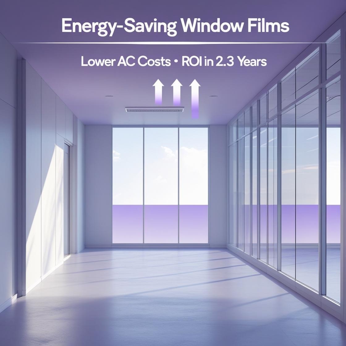 Energy-saving commercial window film for offices and buildings in Coimbatore