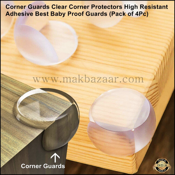 HTB - Clear Corner Protectors, High Resistant Adhesive Gel, Best Baby  Proof Corner Guards, Stop Child Head Injuries