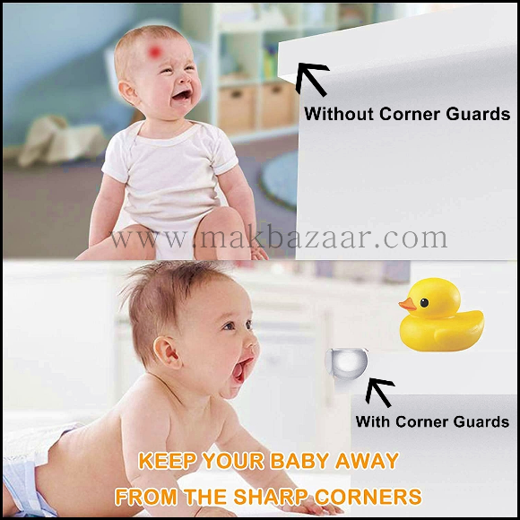 Corner Guards Clear Corner Protectors High Resistant Adhesive Best Baby  Proof Guards Stop Child Head Injuries