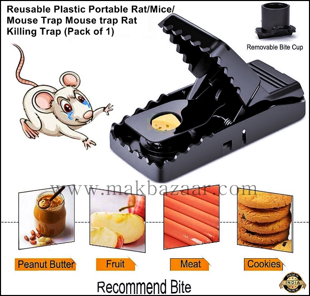 Reusable Mouse Trap Humane Plastic Rodents Catcher Mice Piege Rat Live Trap  Poison Boxes for Indoor