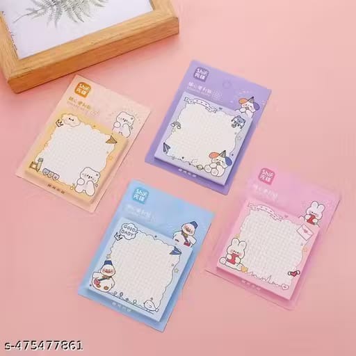 Kawaii sticky notes 50 pages in each. Color random only