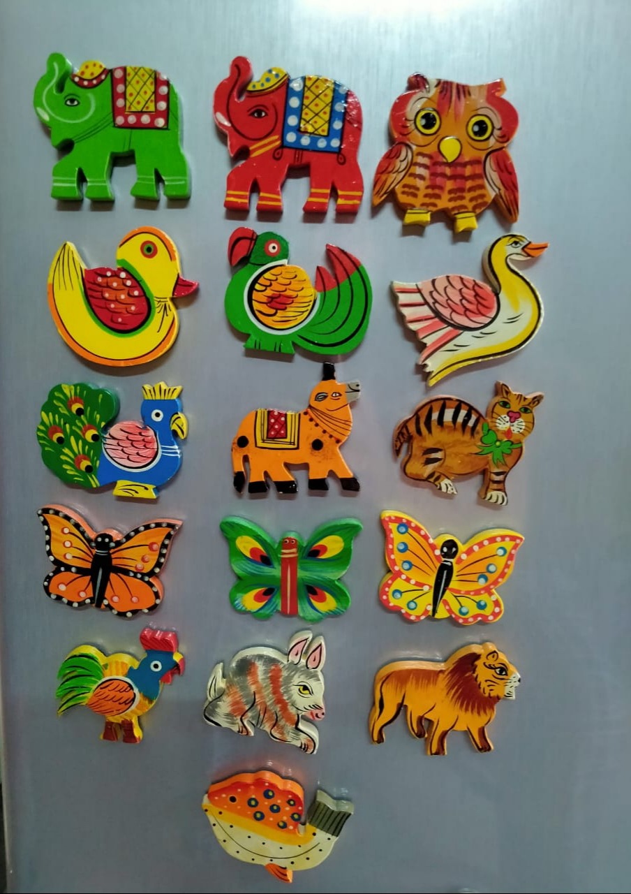 New wooden fridge magnet Design mix random only