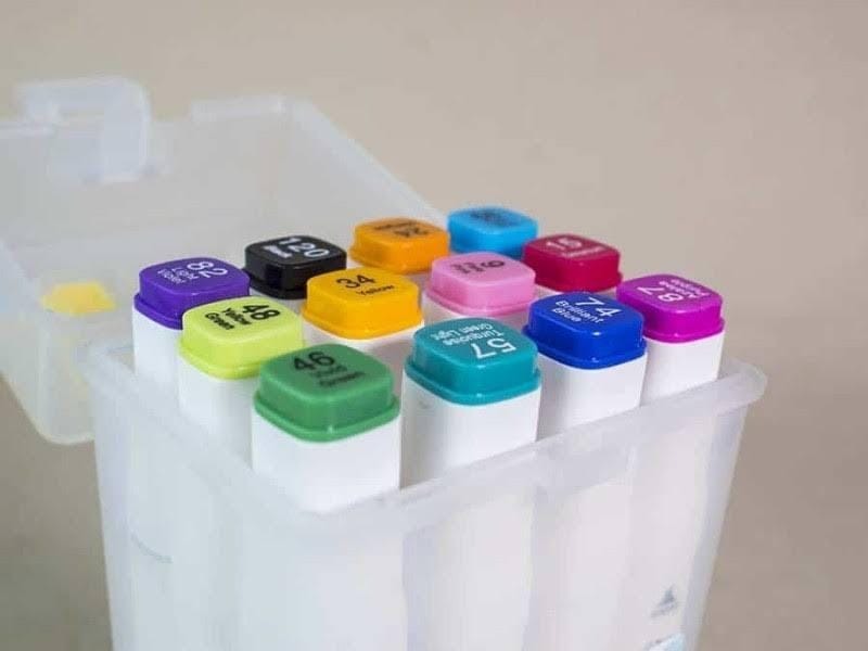 Homeoculture Touch cool heavy quality Marker  Dual tip Marker with box packing 12 shades