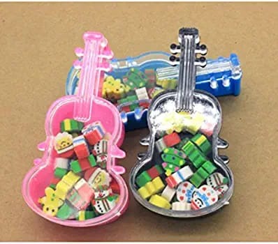 Homeoculture Cute return gift option New arrival Mini erasers in a guitar