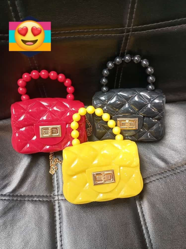 Cute jelly sling bags