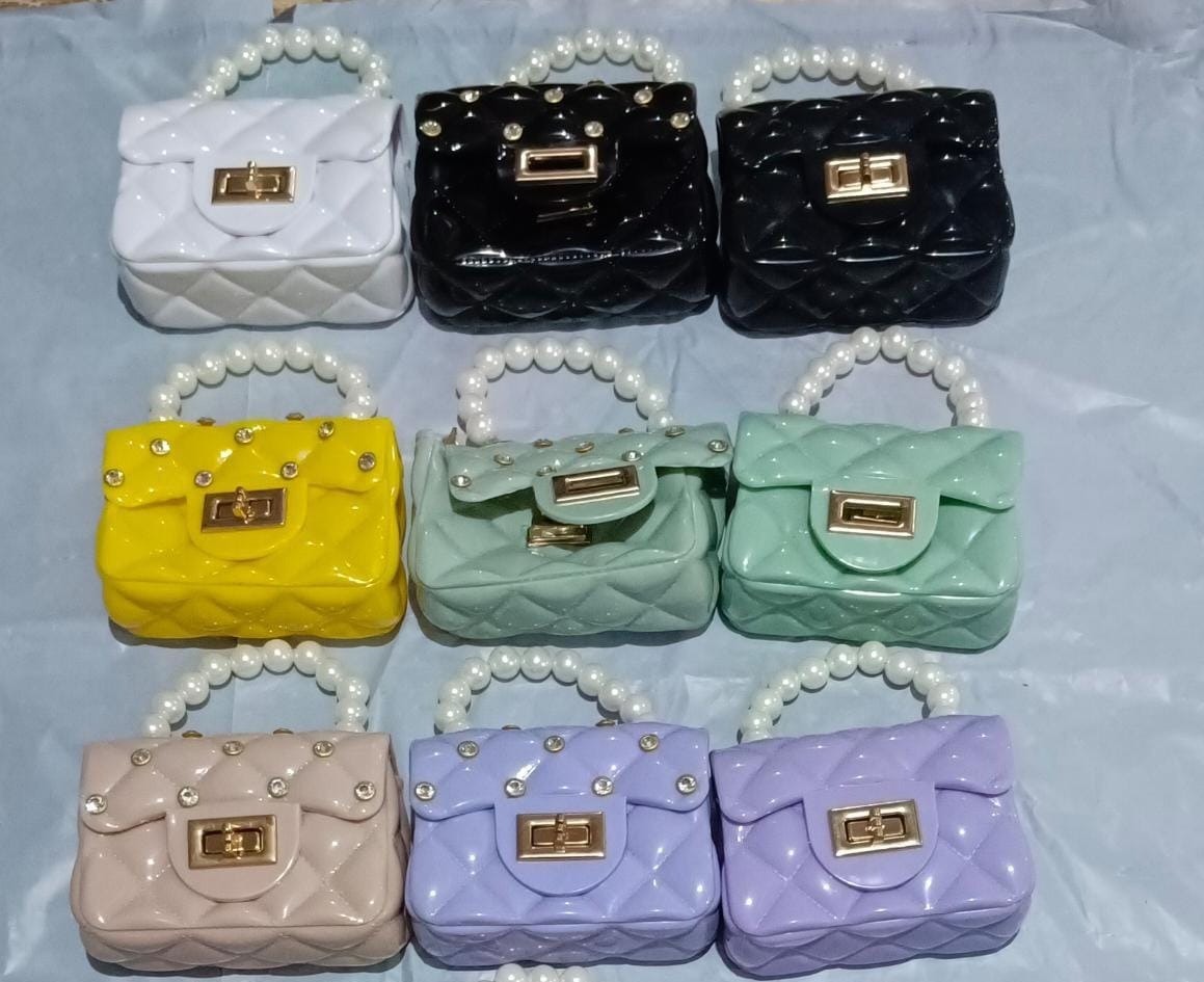 Cute jelly sling bags