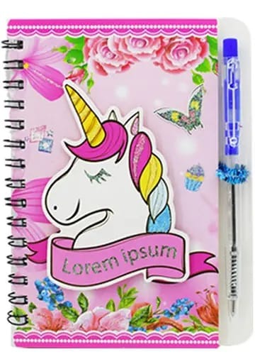 Homeoculture A6 size spiral diary with pen New character available