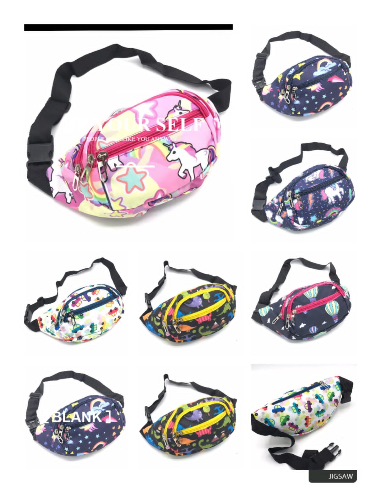 Waist bags for kids  Color random only