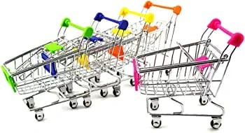 Cute mini trolley Multipurpose Color random only