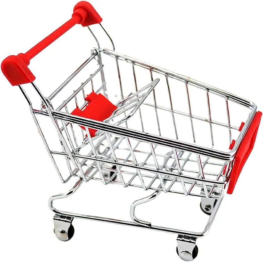 Cute mini trolley Multipurpose Color random only