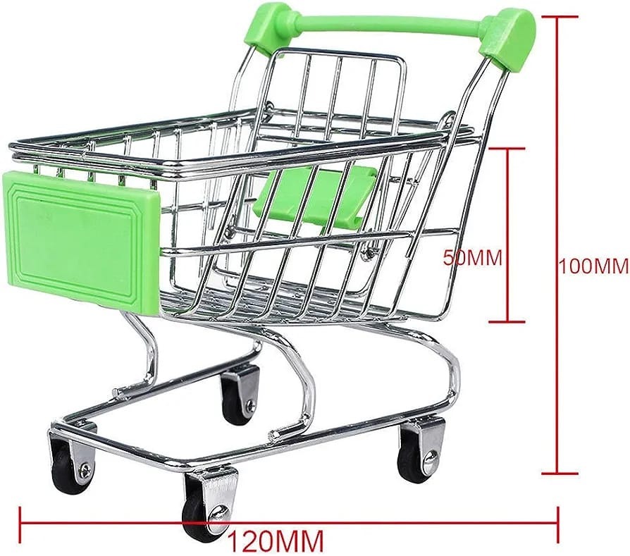 Cute mini trolley Multipurpose Color random only