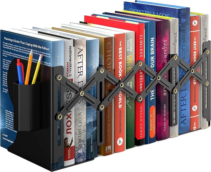 Homeoculture Back in stock expandable metal book rack