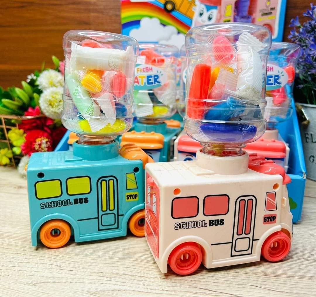 Homeoculture Cute Toy Truck Water Dispenser with Clay Random color