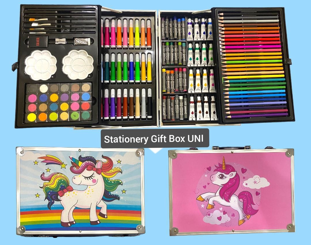 145 pc coloring suitcase sets