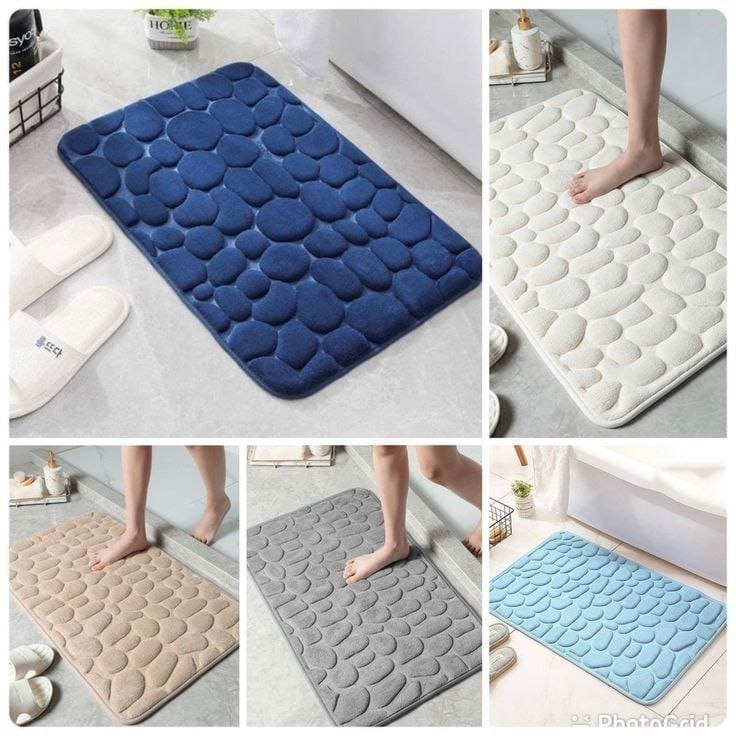 Memory foam bathroom cum door mat