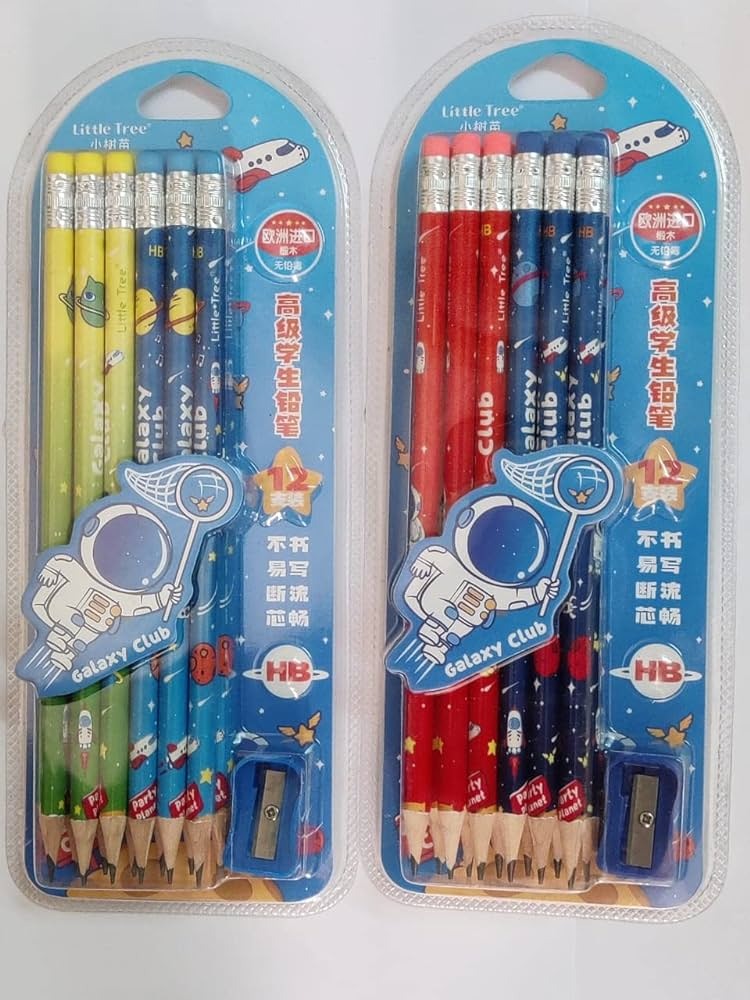 Homeoculture New space theme pencils set