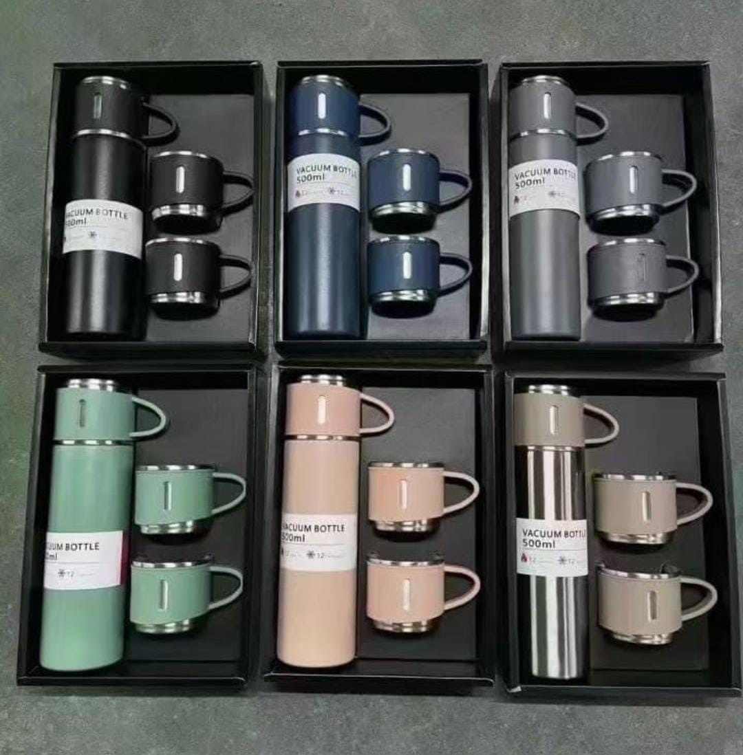 Homeoculture Vaccum flask set Color random only