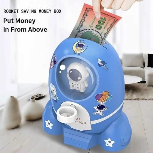 Homeoculture Rocket piggy bank