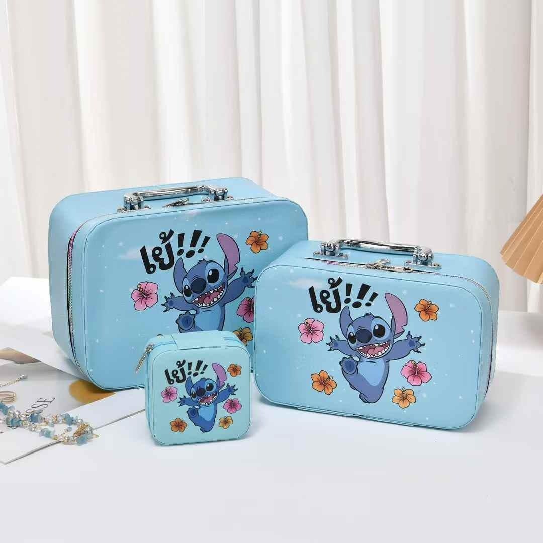 Premium quality set of 3 vanity case 6 designs available. Character choice available 