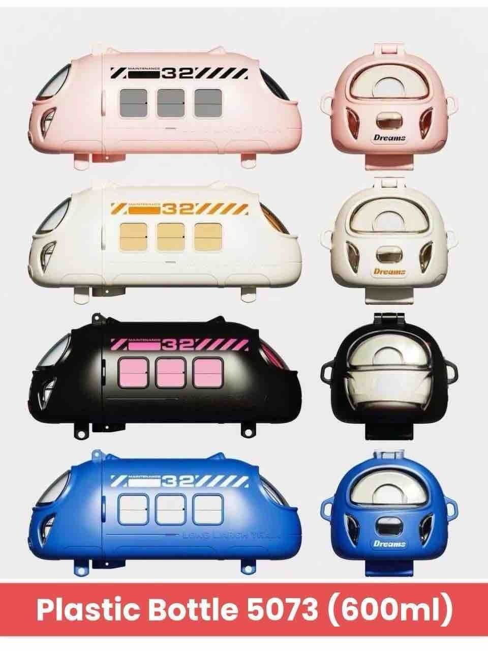 metro theme plastic bottle