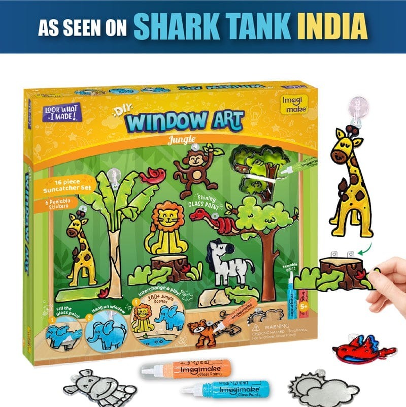 Window art kit available in 3 designs now Princess, animal and space