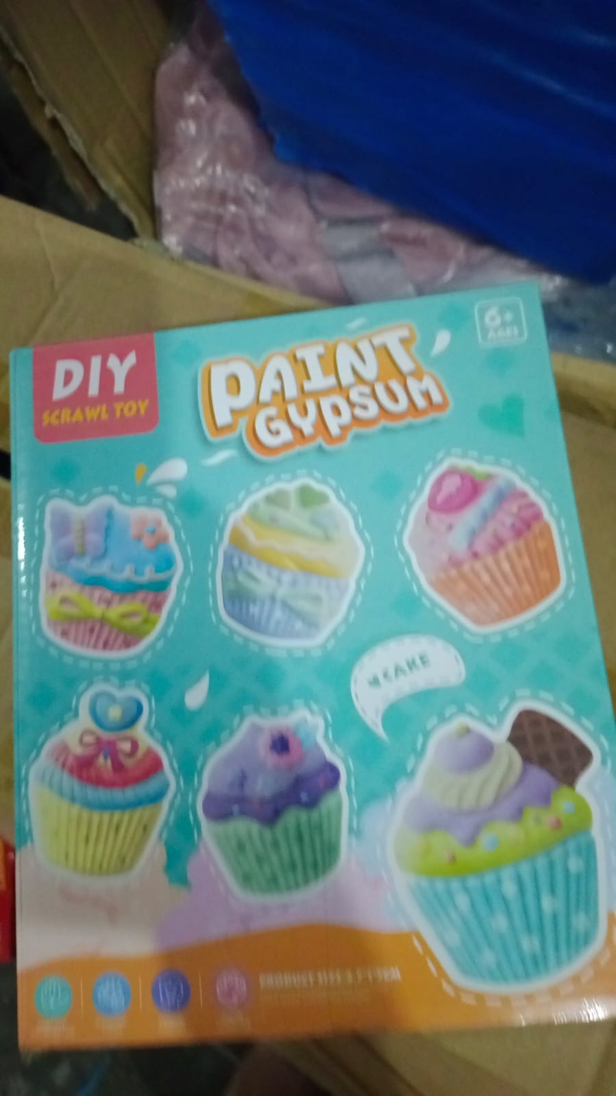 Diy gypsum painting fridge magnets kits