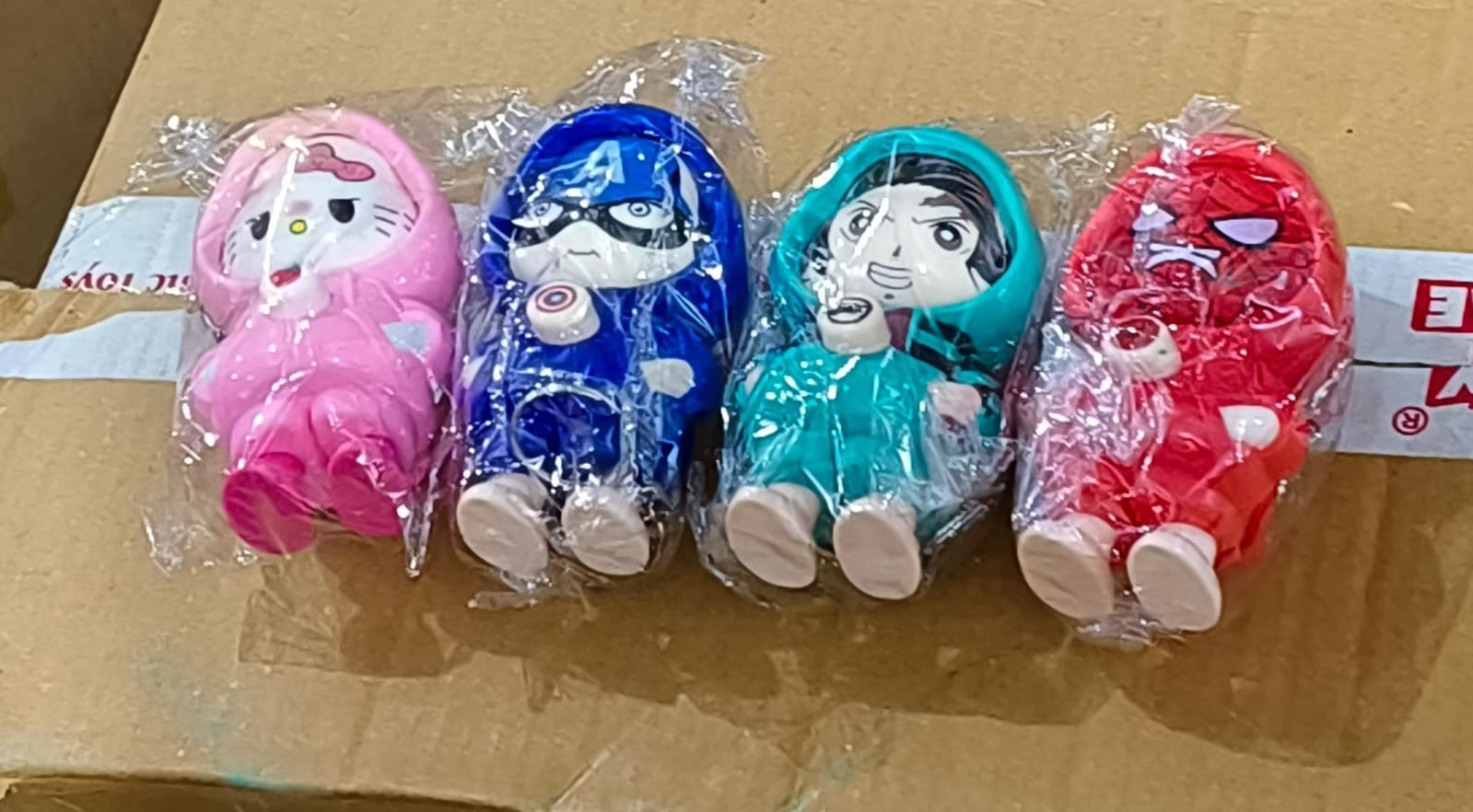 New face changing keychain set of 12 pcs