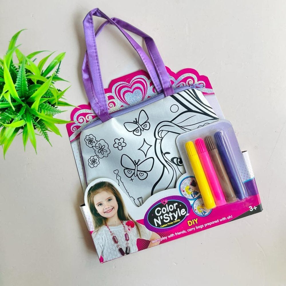 New arrival Diy coloring purse Premium quality Can be washed and recolored