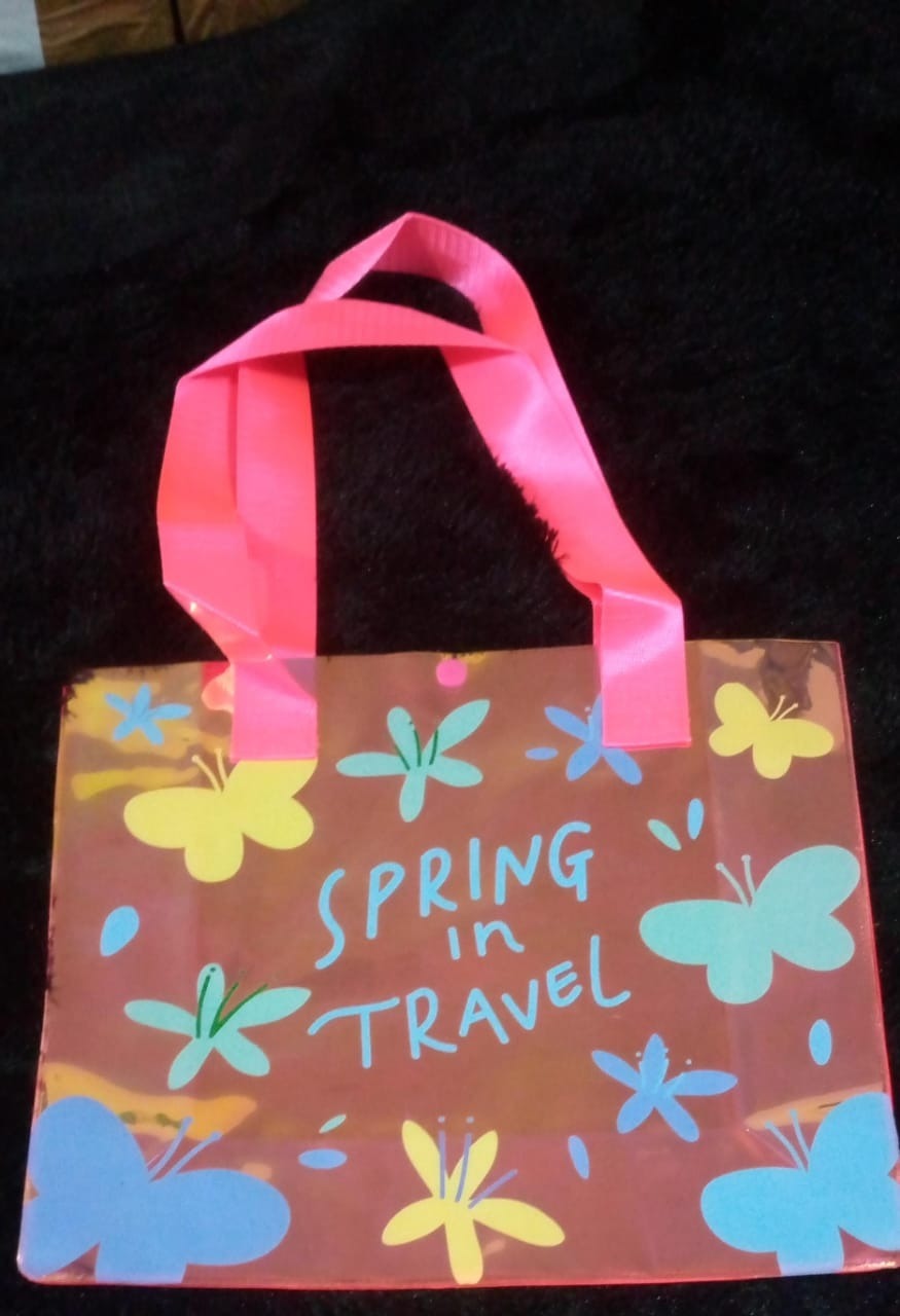 Holographic tote bags many new designs added Size 35*25 cms