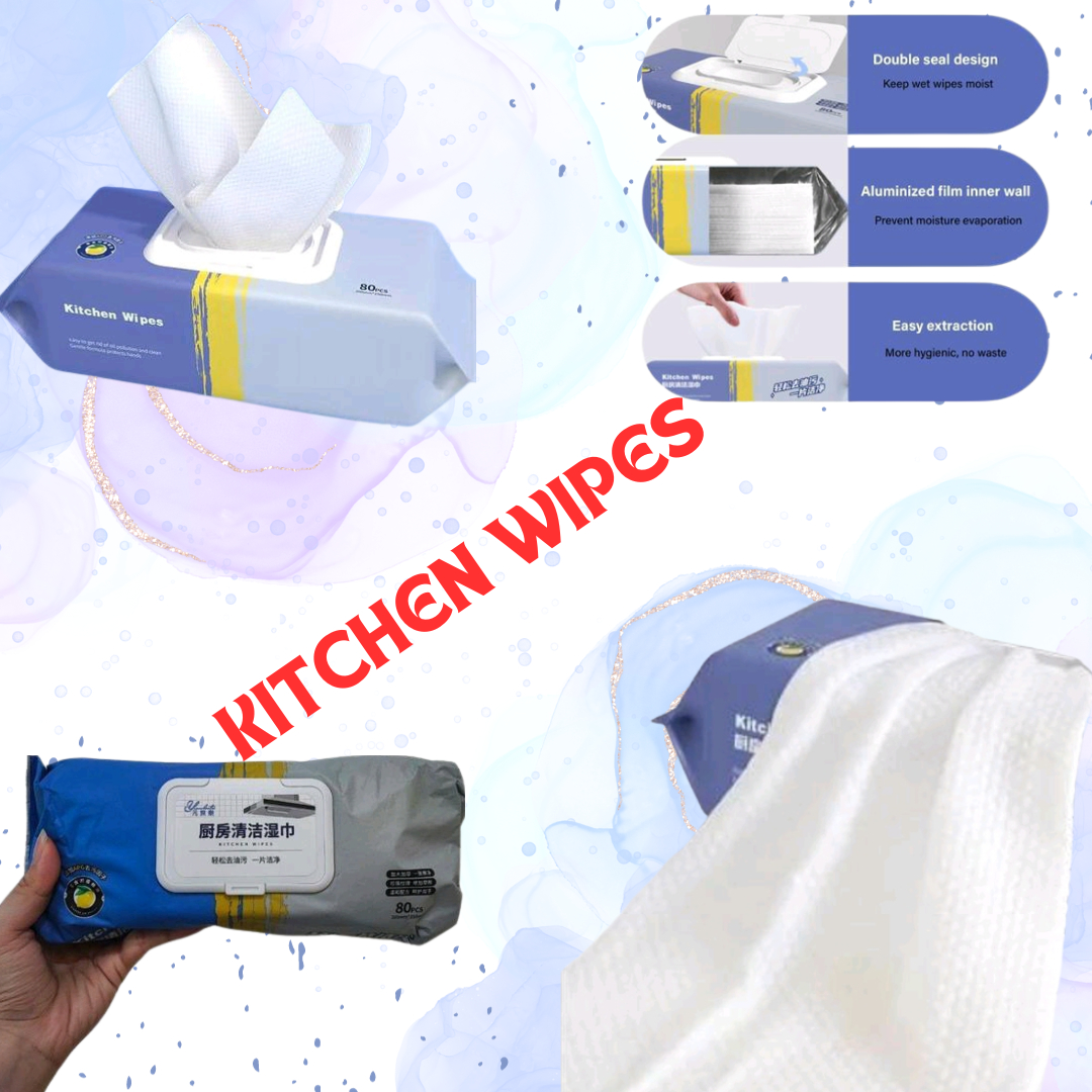 KITCHEN WIPES (1 PKT = 80 WIPES)