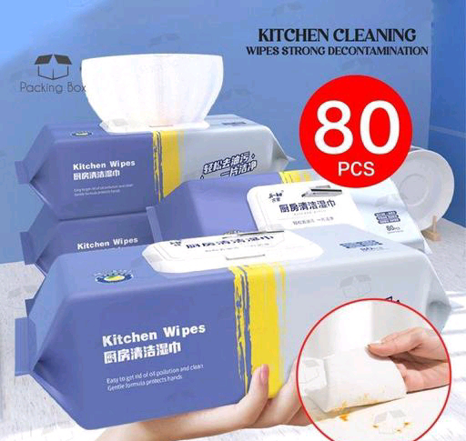 KITCHEN WIPES (1 PKT = 80 WIPES)