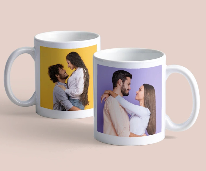 White Ceramic Mug Print