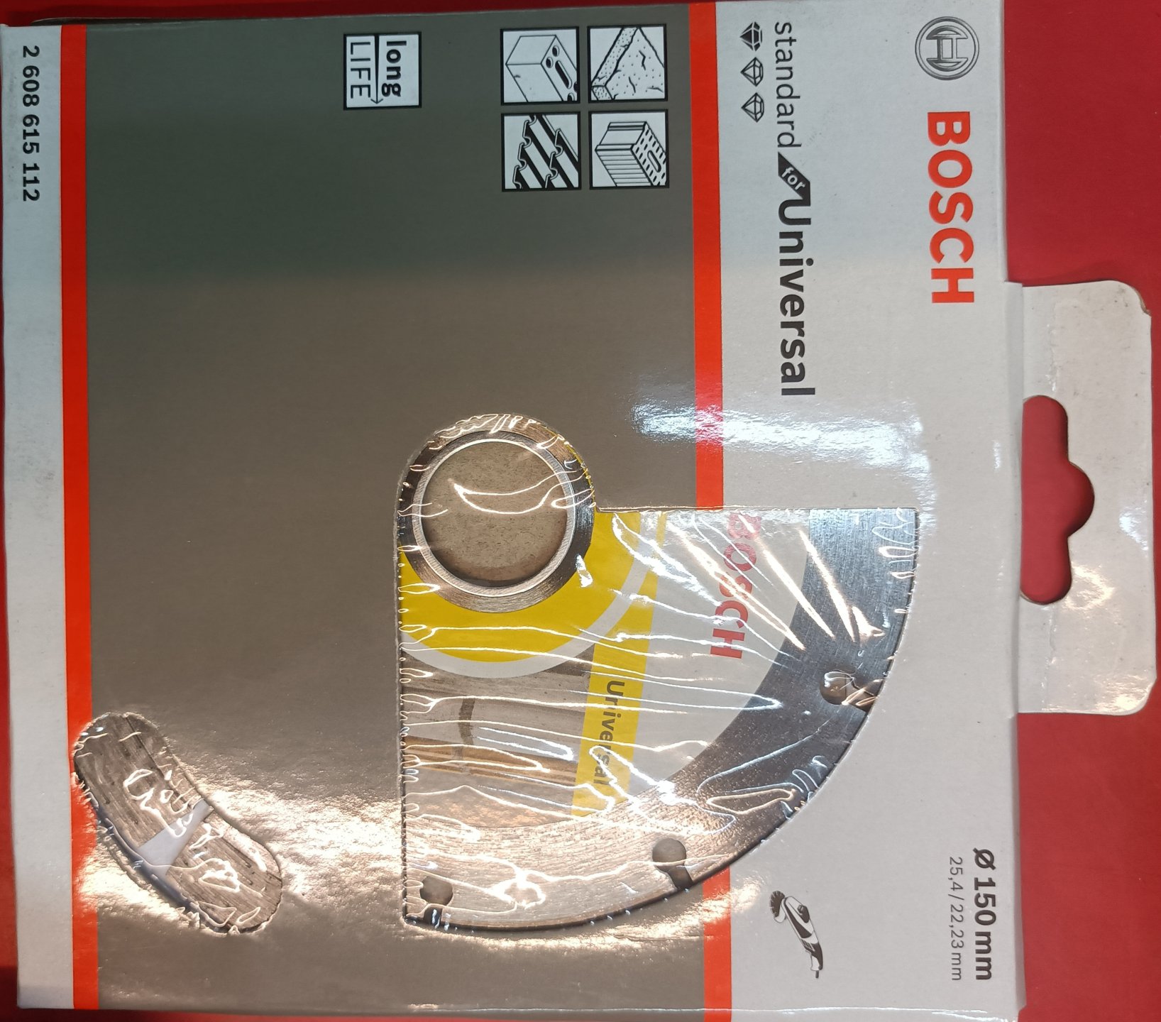 Bosch Seg Blade 6" For Stone Cutter  - silver