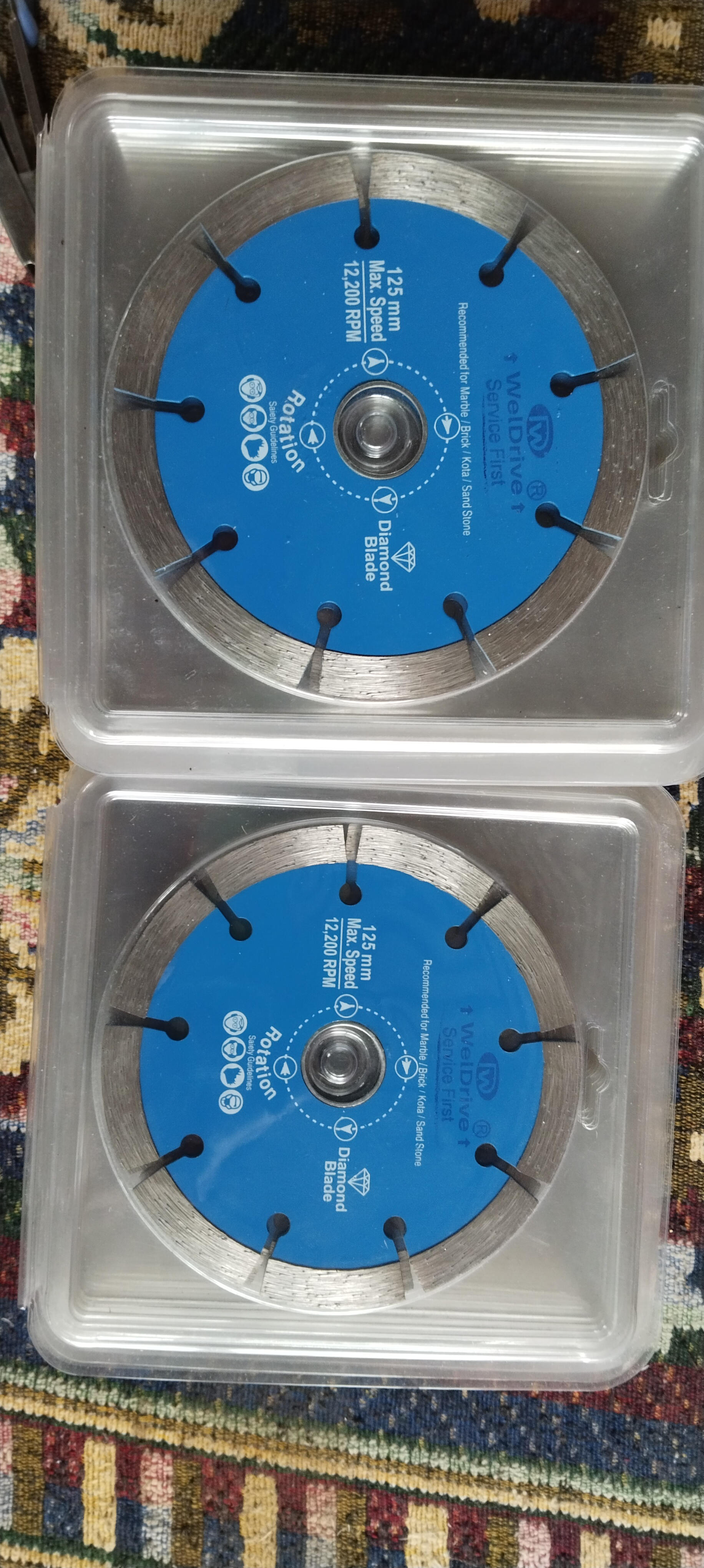 WelDrive  Seg Blade  5" For Multiple Stone 