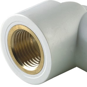 WelDrive  Female Elbow Brass Threaded 1/4"x3/4"