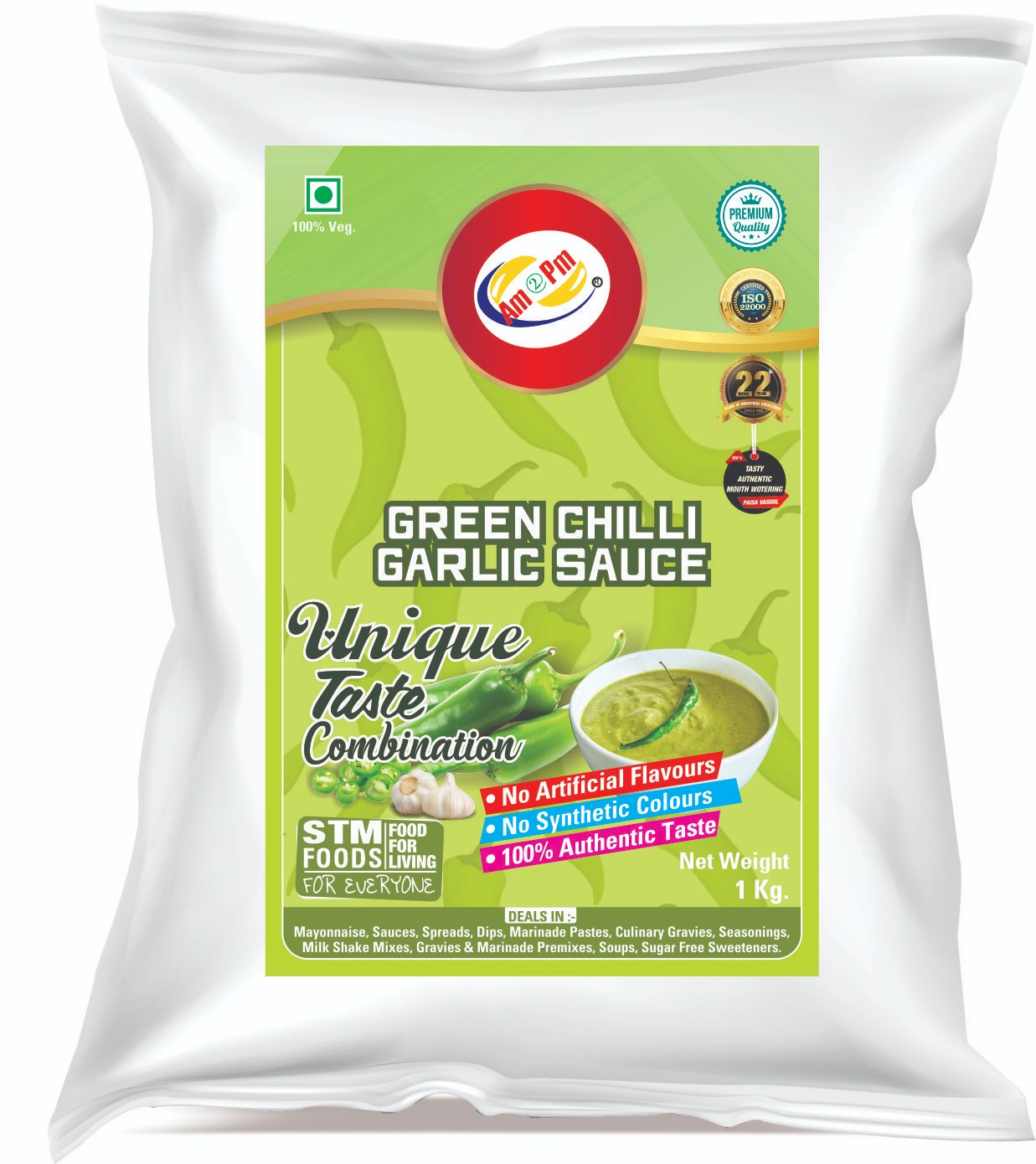 Green Chilli Garlic Sauce