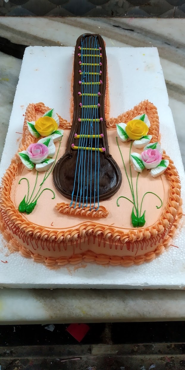 Electric Guitar Birthday Cake