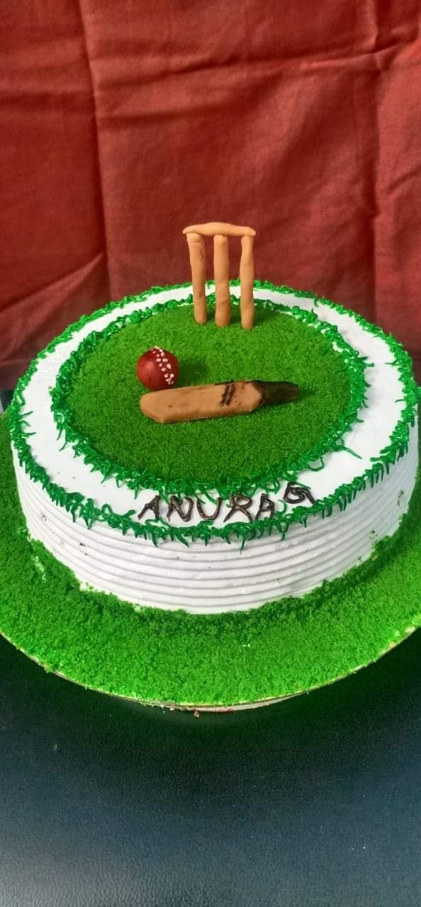 Cricket Cake Design | How To Make Cricket Cake - YouTube