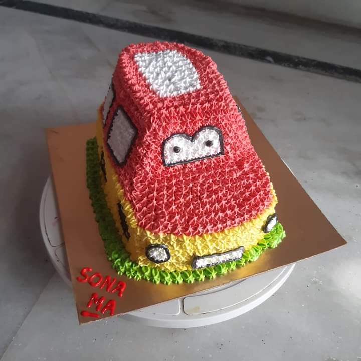 Car Cake 3Rd Birthday Cake | bakehoney.com