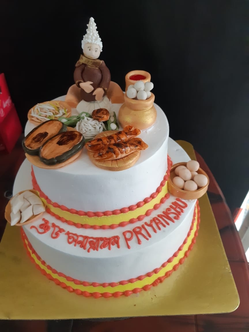 Annaprashan cake | Baby girl cakes, Baby birthday cakes, Girl cakes