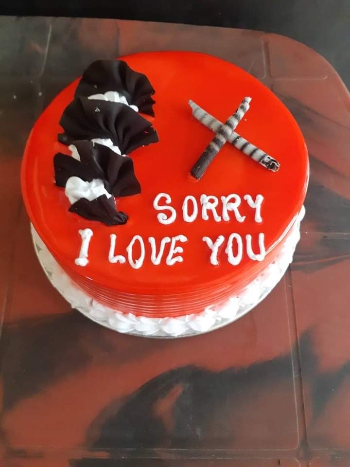 Order Sweet Sorry Cake Online, Price Rs.999 | FlowerAura